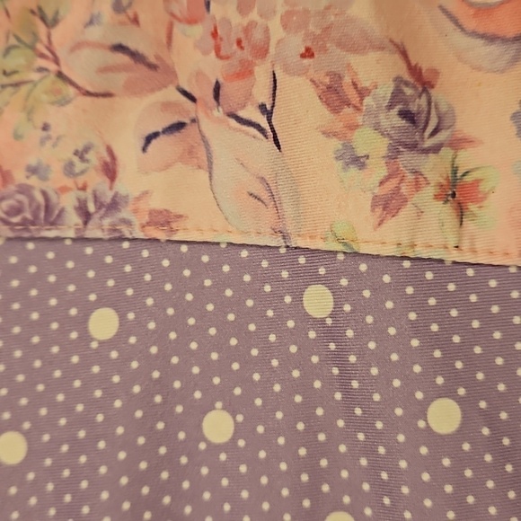 💕LOVESHACKFANCY💕 Shailee One-Piece Swimsuit ~ Purple Pansy Print Large L NWOT - Picture 11 of 14